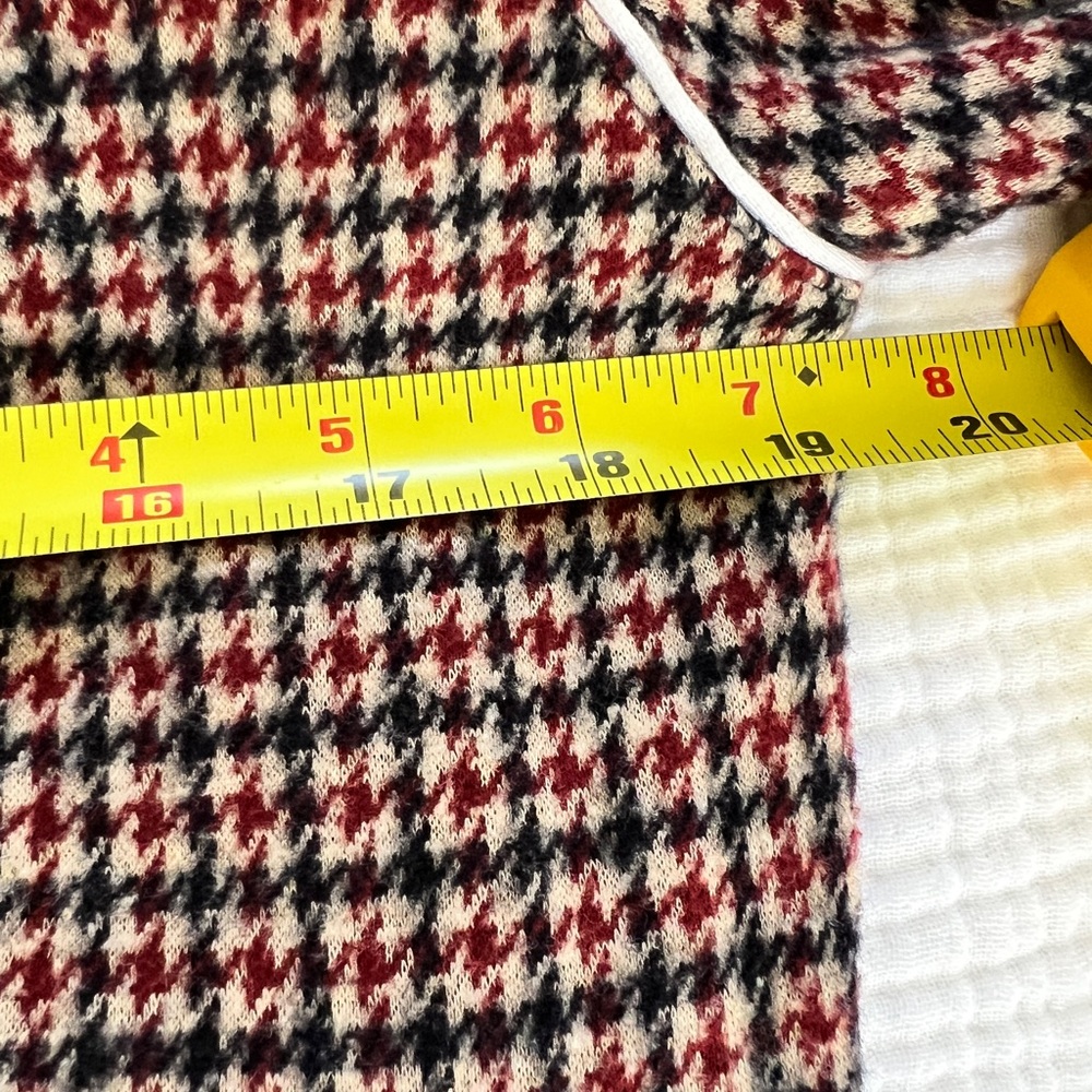 Todd Snyder Red and Black Houndstooth Jacket - Picture 5 of 6